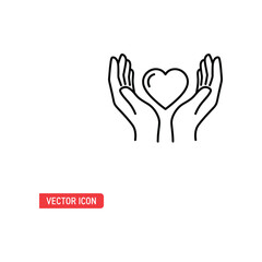 Obraz premium Heart's Embrace: Symbolic representation of love and care, where hands gently cradle a heart, embodying compassion and devotion. 