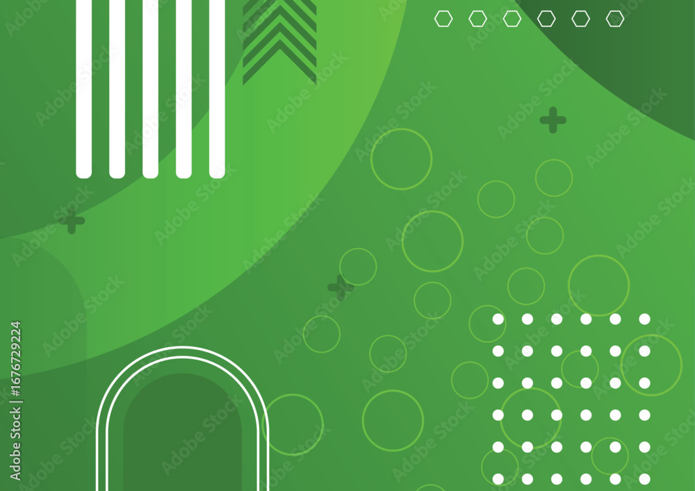 Aufkleber abstract beautiful gradient colors background with geometric shapes and circle element