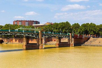 Pont Saint-Pierre Crossing the Garonne River in Toulouse