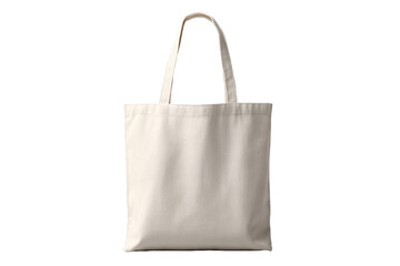 Plain off-white tote bag