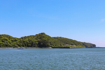 Naklejka premium 弁天島からの眺望（静岡県下田市）