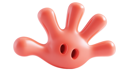 Cartoonish hand graphic