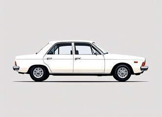 Obraz premium 車のベクターイラスト