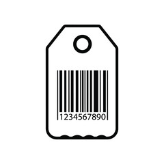 Bar Code Tag: A simplistic, clear barcode tag, ready for applications in a variety of e-commerce and retail. Perfectly illustrates product information and pricing.