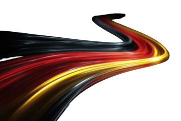 Abstract dynamic path of light, colors, and motion