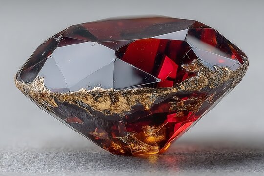 Elegant jewel with gold and ruby high resolution picture
