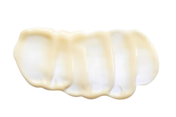 mayonnaise sauce or salad dressing on white background
