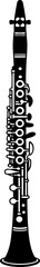 Clarinet Drawing Stock Vector