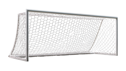 3D rendering of a soccer goal