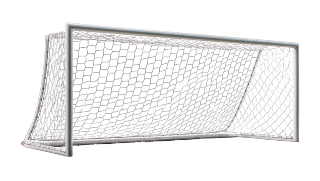 3D rendering of a soccer goal