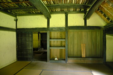 The Beauty of Historic Japanese Architecture: Light and Shadow Inside a Traditional...