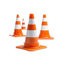 Three traffic cones (3)