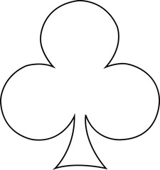 Poker card suits -  and diamonds - on white background. Casino gambling theme vector illustration. Simple black silhouettes.