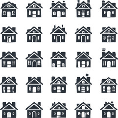 Fototapeta premium house icons set