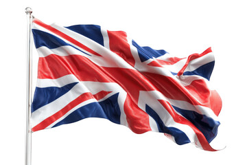 United Kingdom flag waving