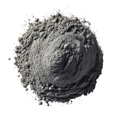 Fototapeta premium Dark gray powder pile