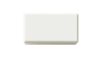 Plain white rectangular object