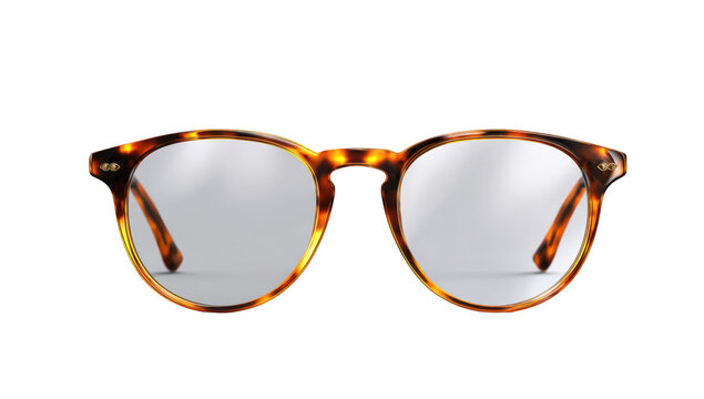 Close-up of tortoise-shell eyeglasses