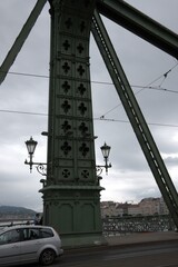The Liberty Bridge (Szabads&aacute;g h&iacute;d) in Budapest, Hungary, photographed on June 25, 2025.