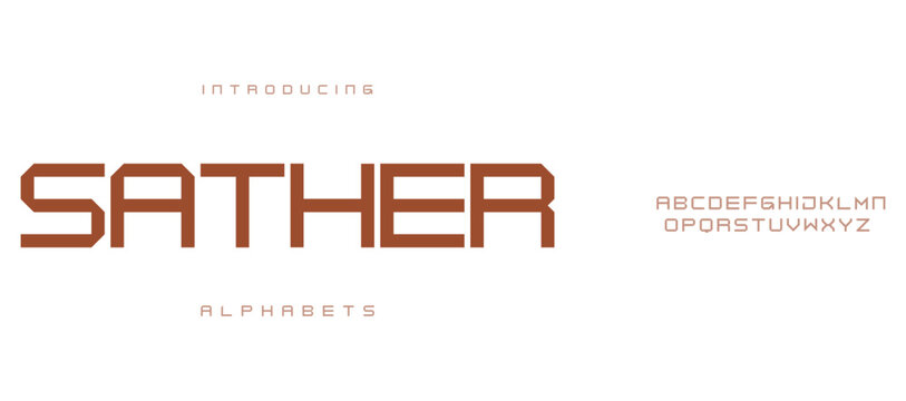 Sather  alphabet letters font logo. Typography luxury classic lettering serif fashion fonts decorative wedding vintage retro logos. vector illustration