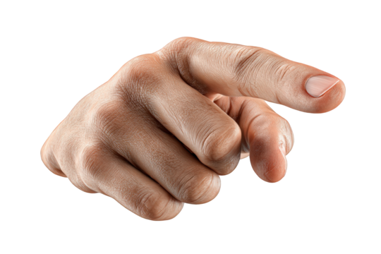 Close-up of a hand pointing (1)