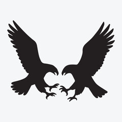 Obraz premium Abstract geometric composition with vibrant color palette and clean lines