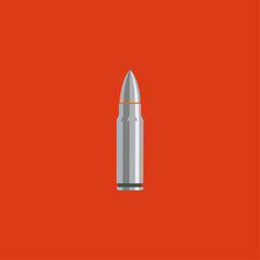 A bullet icon logo flat vector design