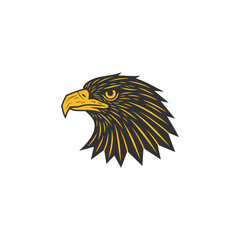Eagle icon logo flat vector design