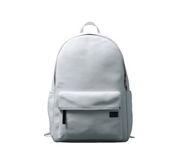 White backpack, simple design
