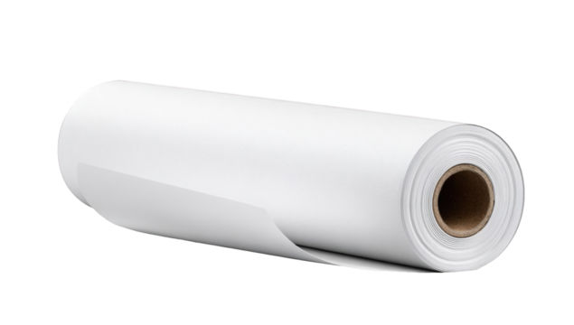 Rolled white material