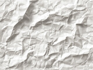 Crinkled white paper texture