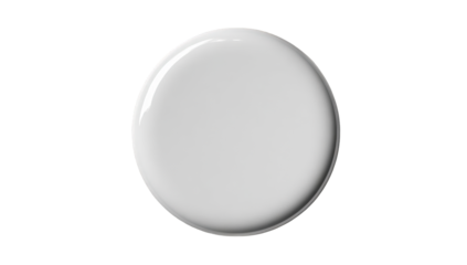 A blank, round, white plate
