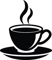 Steaming Coffee Cup Icon