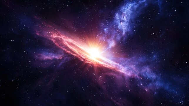 A bright quasar shining at the edge of the universe