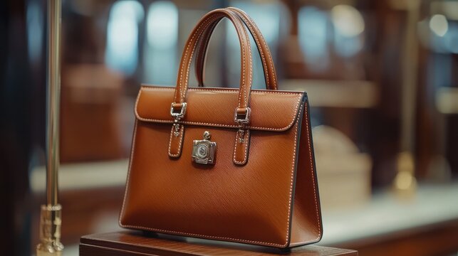 A classic handbag with an elegant, timeless design