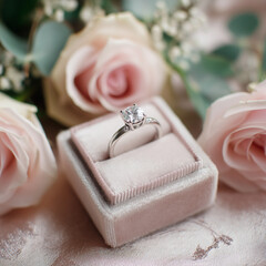 a diamond wedding ring