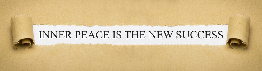 Inner peace is the new success
