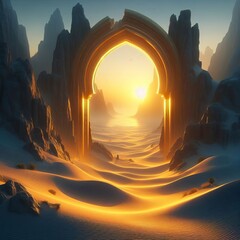 Golden Gateway adventures at sunrise
