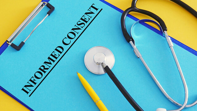 Informed Consent is shown using the text as medical concept