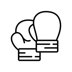 Boxing Gloves line icon