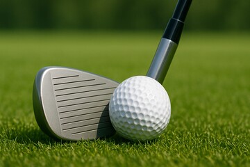 Flawless Golf Shot Captured on the Course - Perfect Drive on the Green