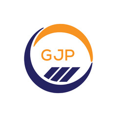 GJP Modern Company logo. GJP  Abstract Circle Company logo design for entrepreneur and business. GJP Branding best icon Business Branding.
