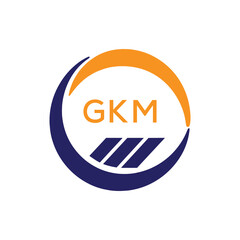 GKM Modern Company logo. GKM  Abstract Circle Company logo design for entrepreneur and business. GKM Branding best icon Business Branding.
