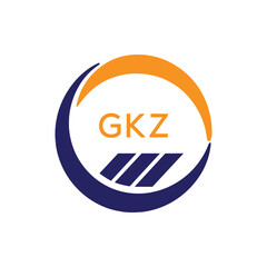 GKZ Modern Company logo. GKZ  Abstract Circle Company logo design for entrepreneur and business. GKZ Branding best icon Business Branding.
