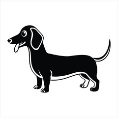 vector illustration of a dog