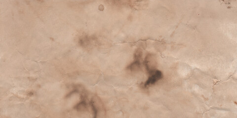 Wide banner. Texture of old papyrus. Old paper. Burnt yellow old paper. Historical background. Vintage pattern