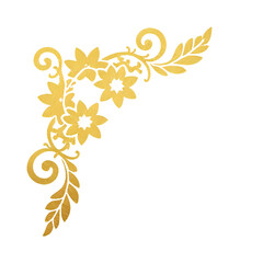 golden corner ornament - 3