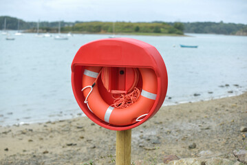 Saint-Jouan des Gu&eacute;rets - f&ecirc;te des Doris - bou&eacute;e de sauvetage