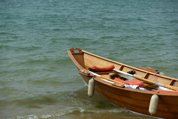 Naklejka premium Saint-Jouan des Guérets - fête des Doris - bateau à rames