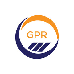 GPR Modern Company logo. GPR  Abstract Circle Company logo design for entrepreneur and business. GPR Branding best icon Business Branding.
